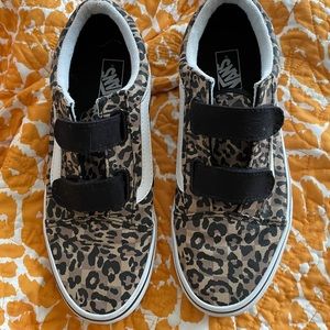 Vans Big Kids Old Skool Leopard Print size 4.5